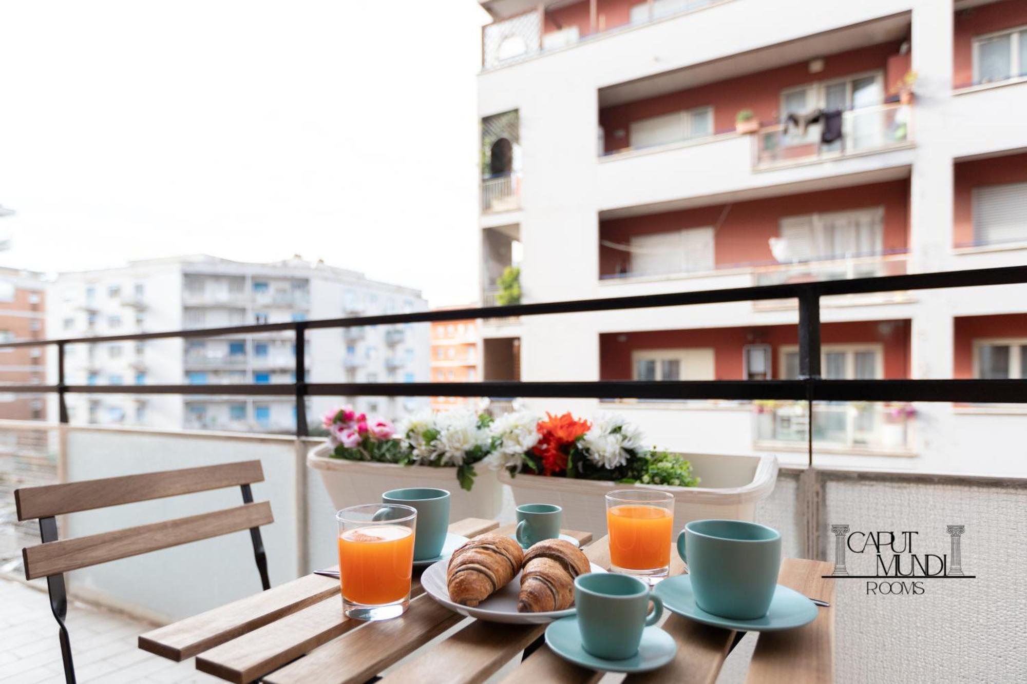 Caput Mundi Rooms - 100Mt To Metro A, Terrace, A-C, 15 Min To Center Roma Exterior foto
